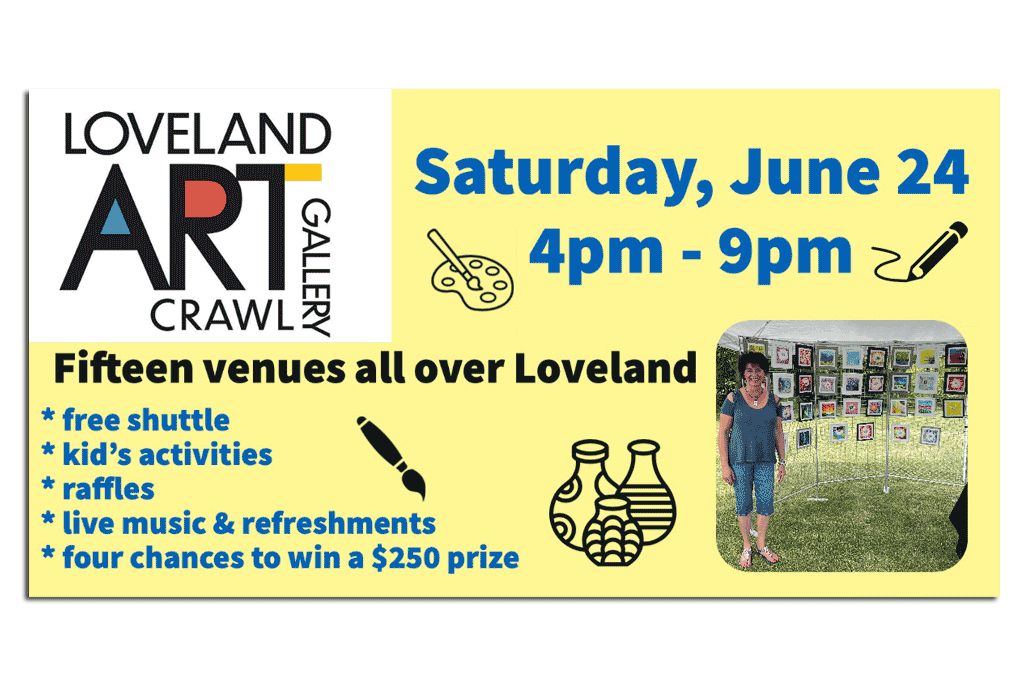 Art Gallery Crawl in Loveland this Saturday, June 24