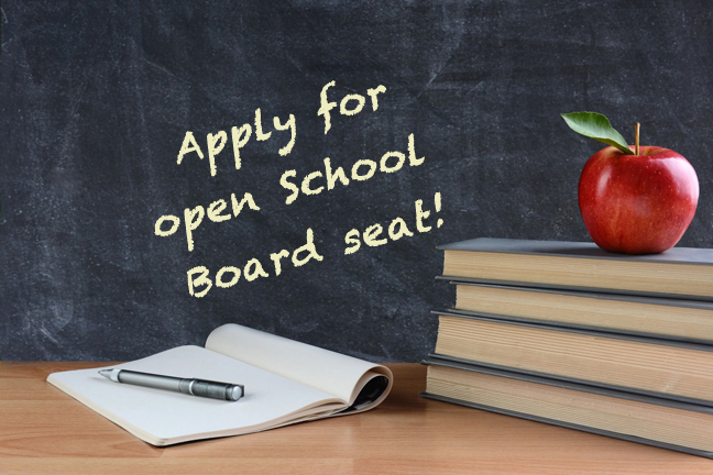 Interested in applying to serve the remainder of Daugherty’s term on School Board?