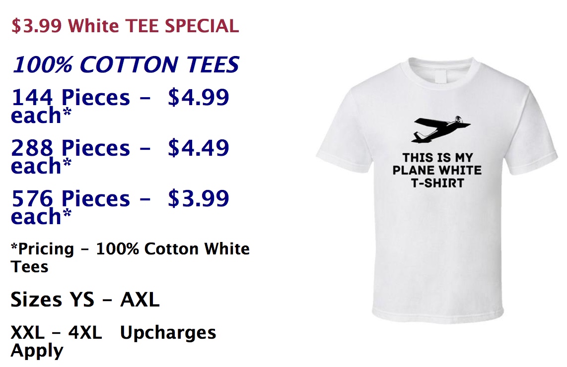 $3.99 Printed Tee Shirts at Apex in Loveland