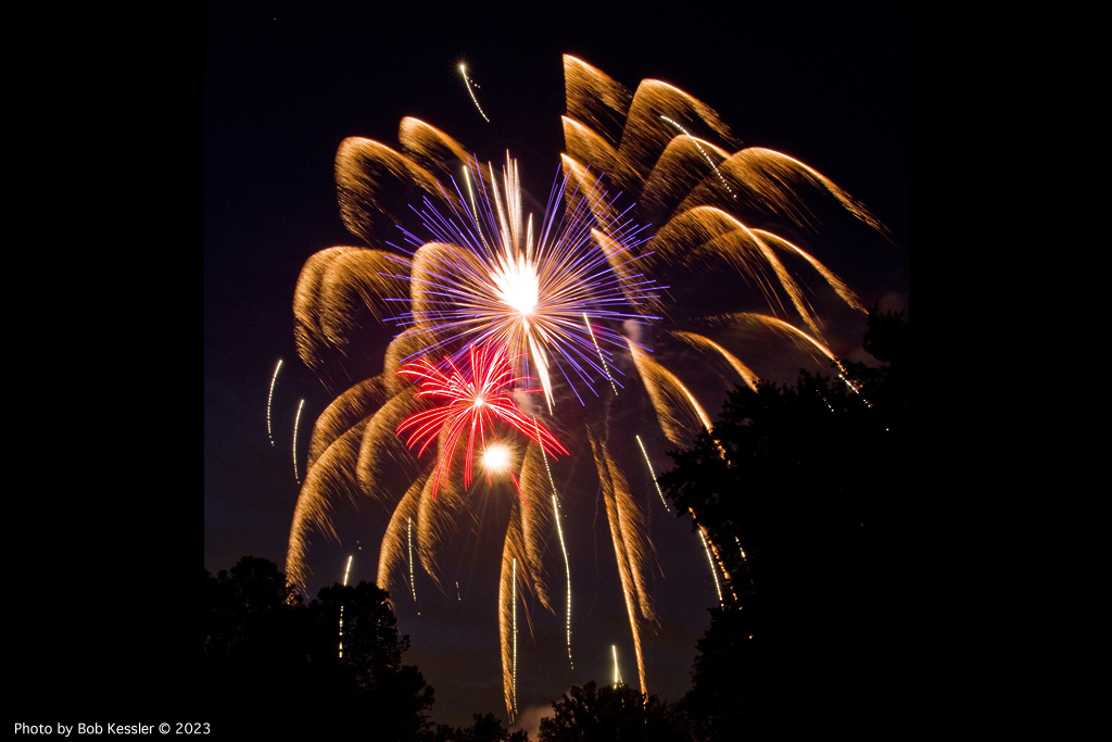 Bob Kessler caught the rockets being launched from Kiwanis Park