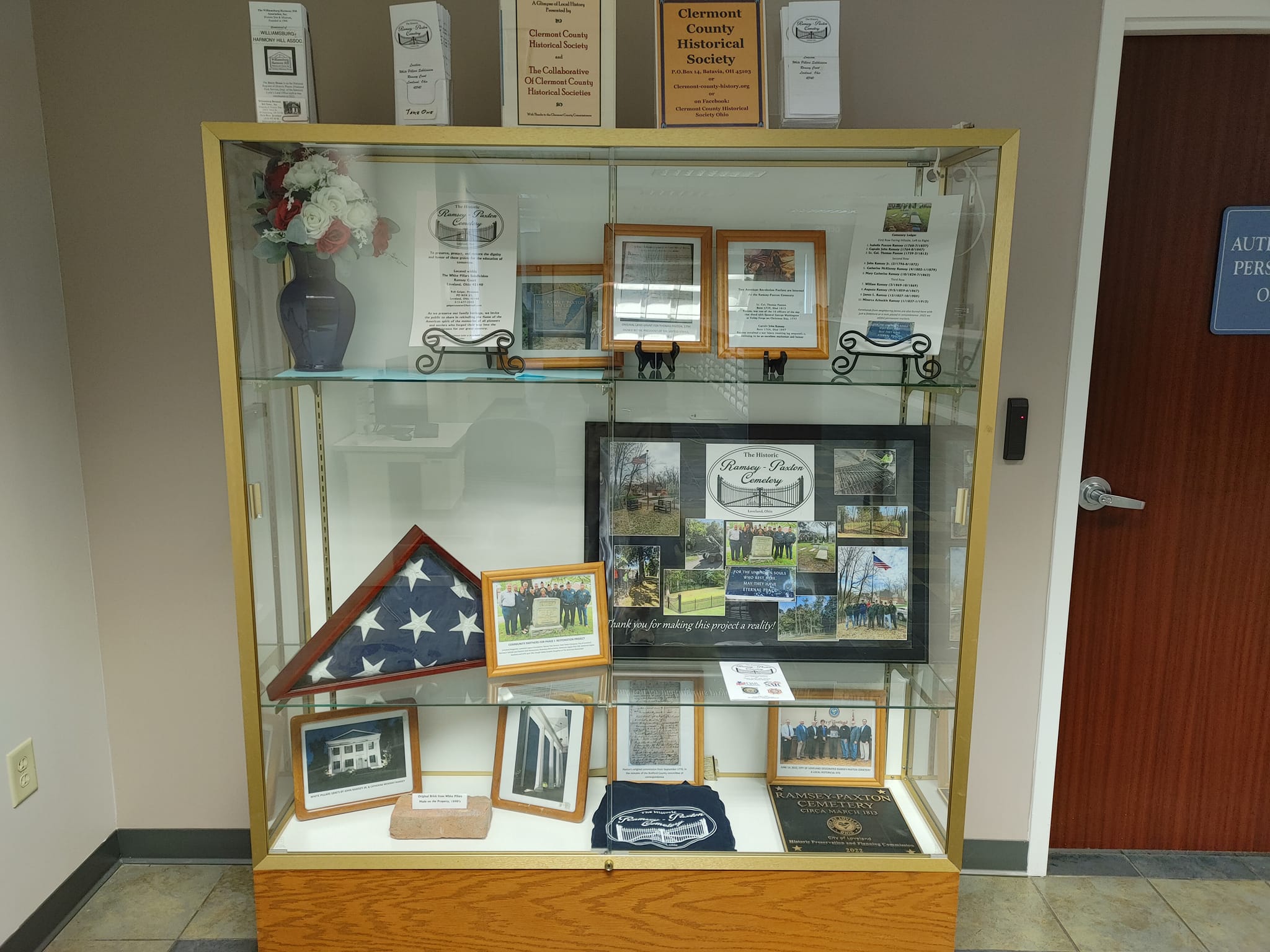 Ramsey-Paxton Cemetery featured at Clermont County Recorder’s office