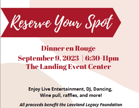 Save this date for Loveland Legacy Foundation Signature Event