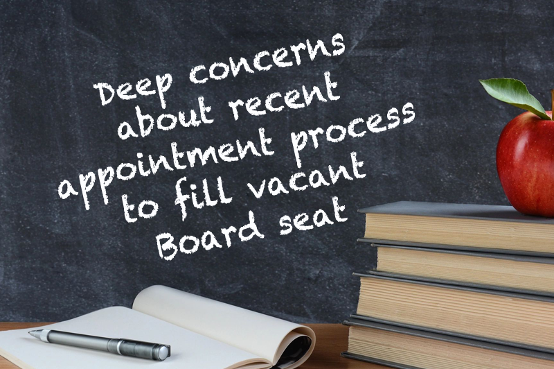 Guest Column: Deep concerns about vacant School Board replacement process