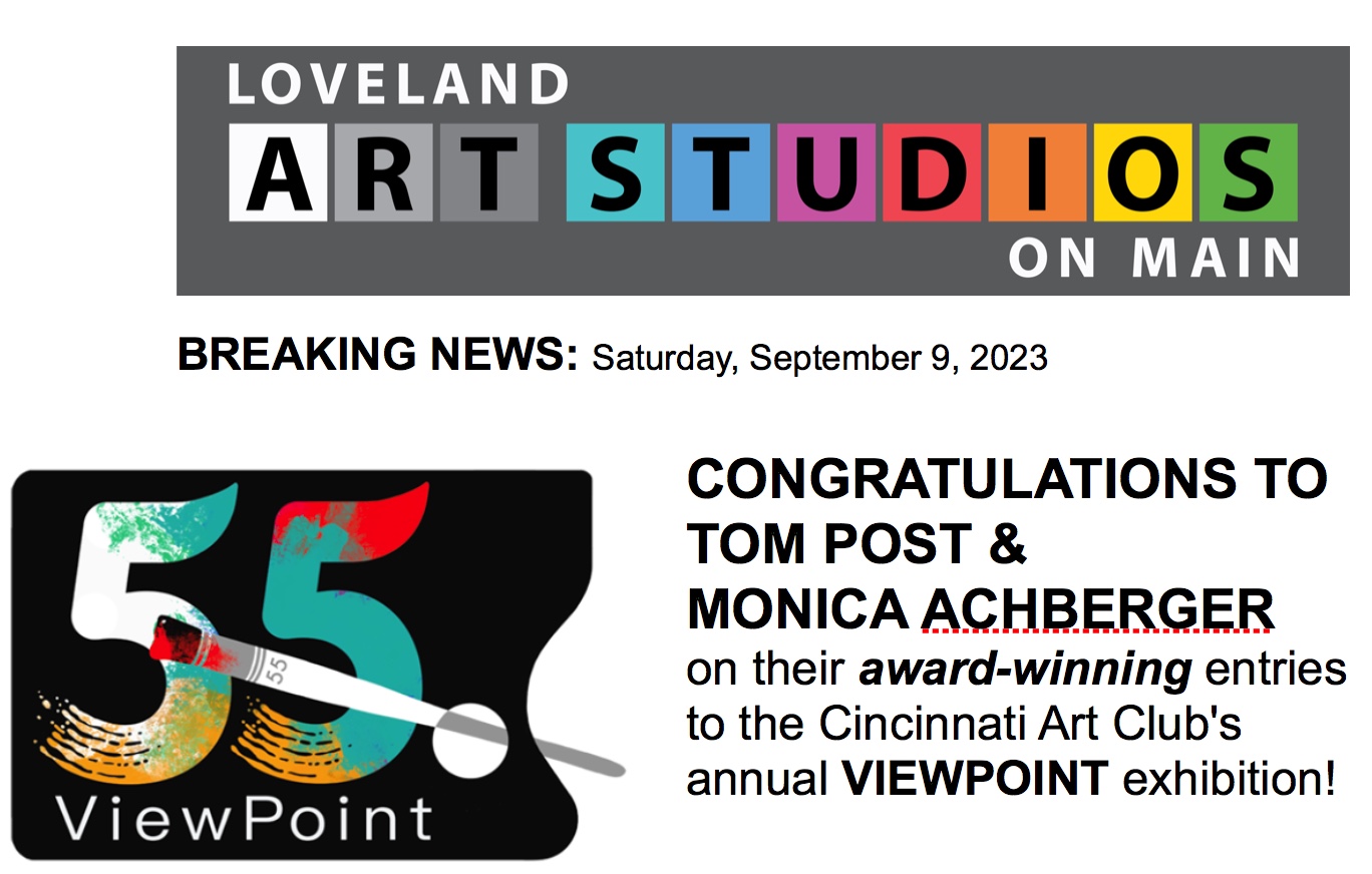 Tom Post & Monica Achberger win awards at VIEWPOINT 55