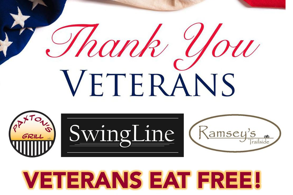 With gratitude: Veterans can eat free