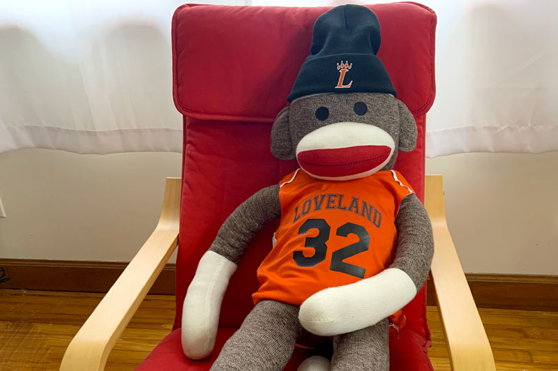 Apex Sock Monkey congratulates Dr. Kathryn Lorenz