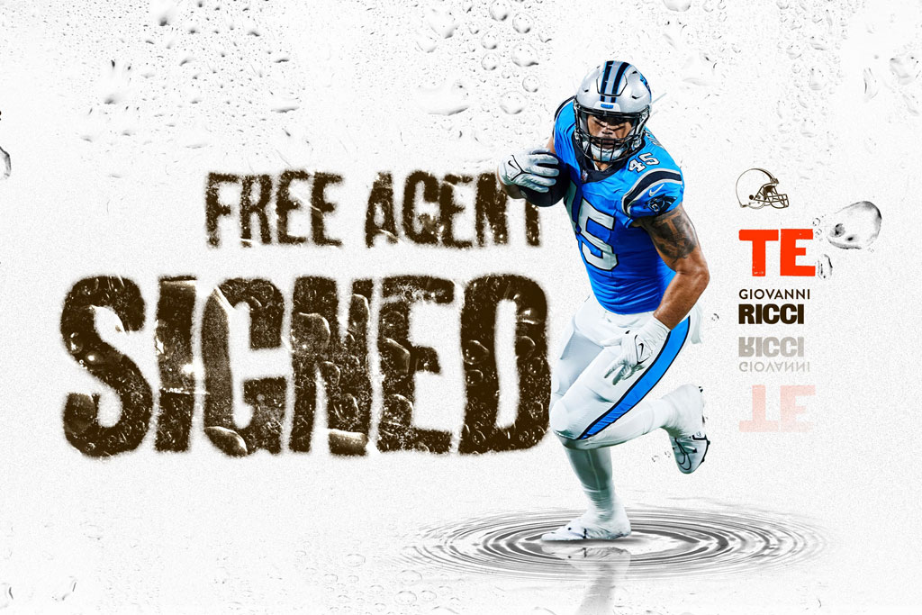 Browns sign TE Giovanni Ricci former Loveland High School star