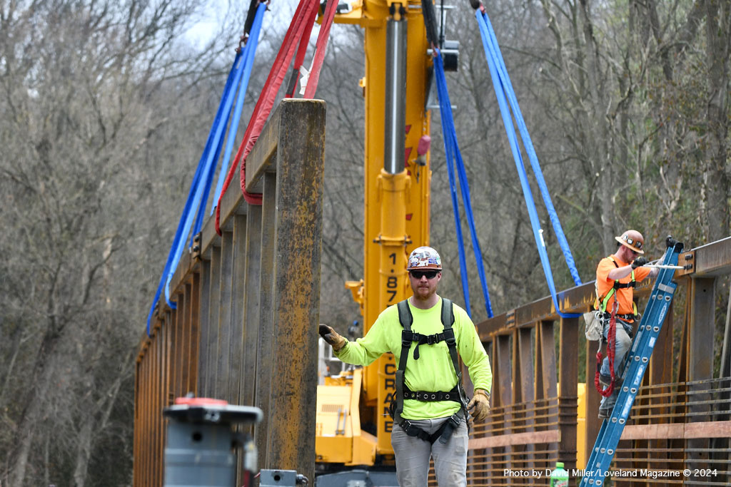 Photo Essay: Loveland Bike Trail Bridge construction update