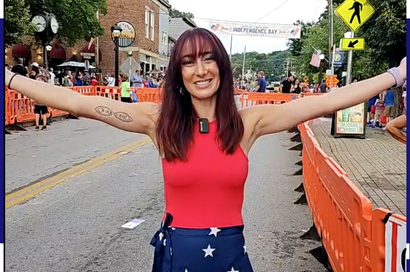 Cassie Mattia’s 4th of July parade commentary is at 4,175 views and counting!