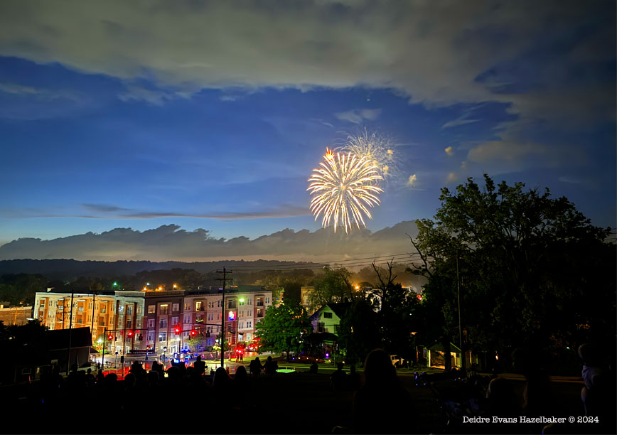4th Fireworks in Loveland by Deidre Evans Hazelbaker