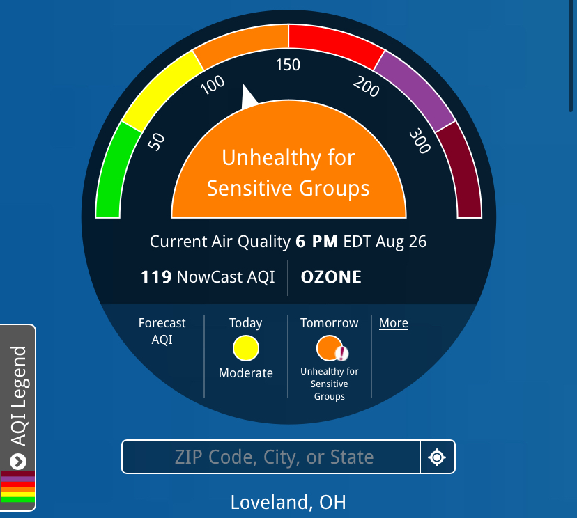 Air Quality Alert issued for Tuesday