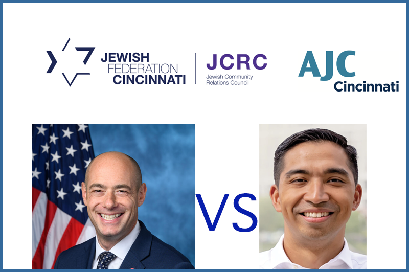 Jewish Community Hosts OH-1 Congressional Debate to Feature Congressman Greg Landsman and Challenger Orlando Sonza