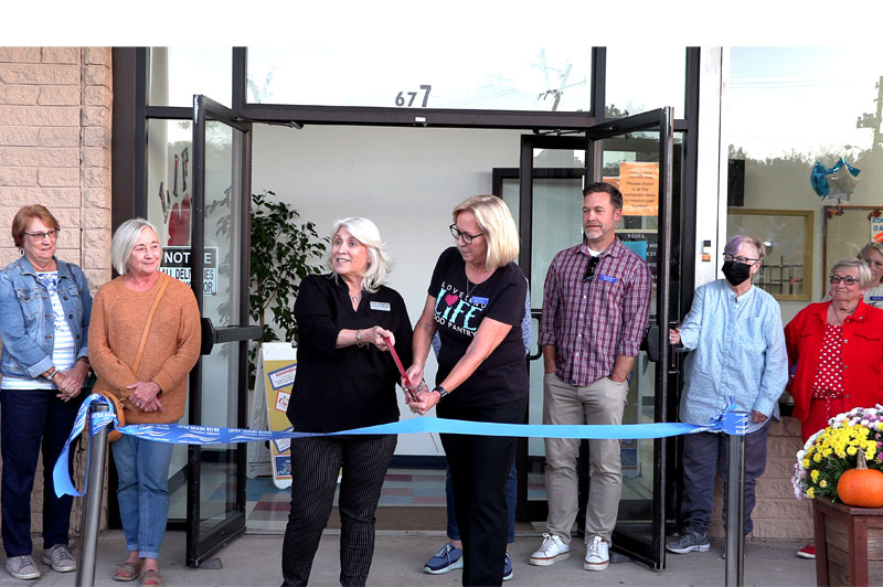 [Video] LIFE Food Pantry cuts ribbon to officially open their new location