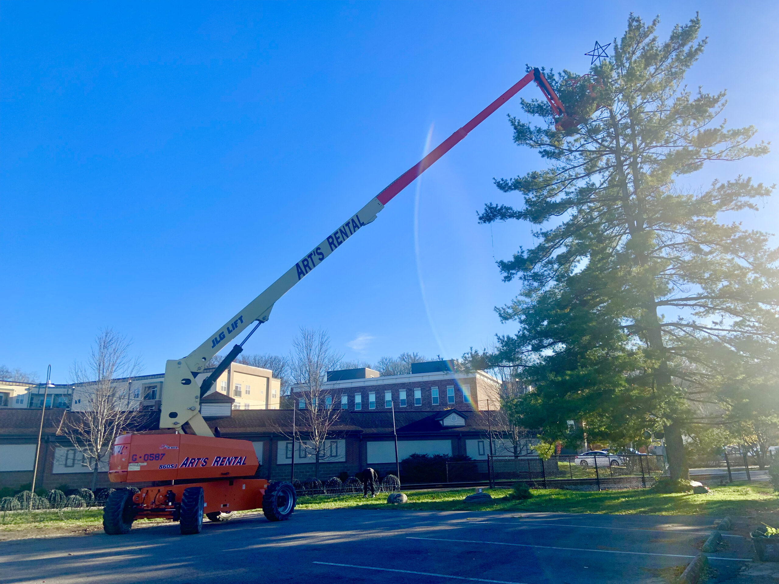 Prepping for annual Christmas Tree Lighting Festival in Historic Downtown Loveland