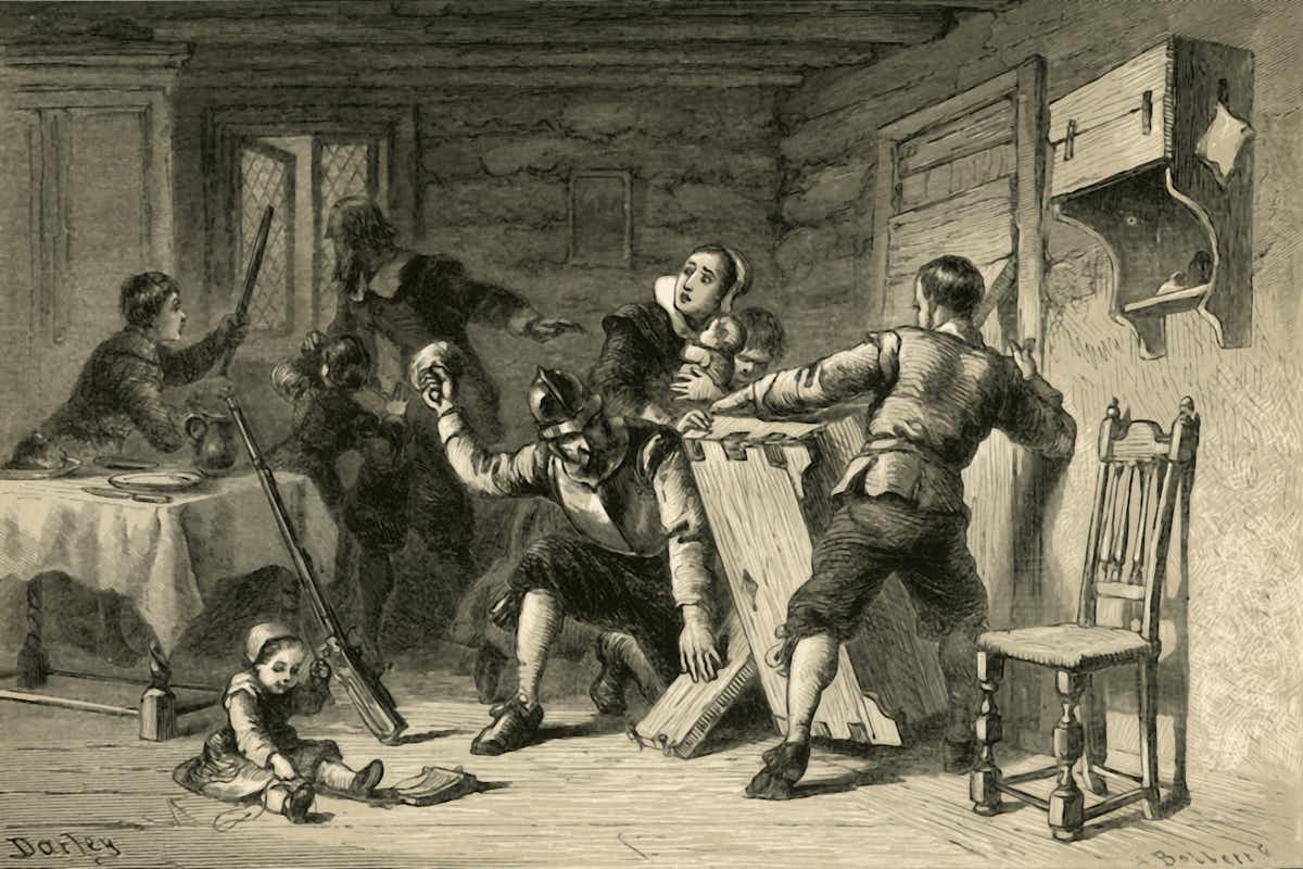 How the first Pilgrims and the Puritans differed in their views on religion and respect for Native Americans