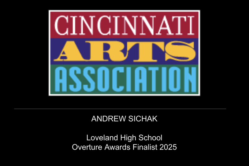 Loveland High School Senior, Andrew Sichak is finalist in Overture Awards competition