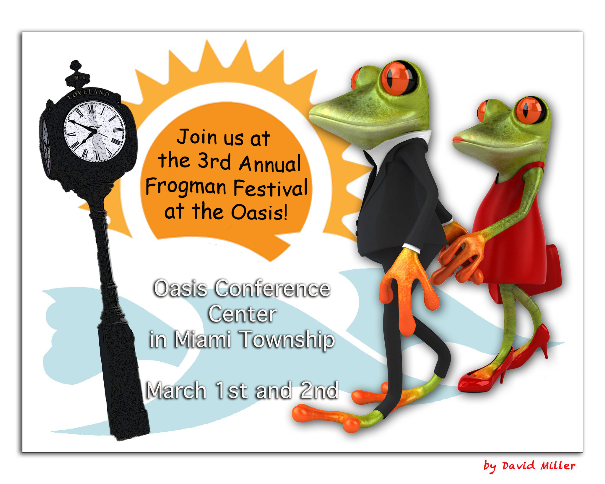 Frogman Festival  returns March 1st and 2nd to Loveland, Ohio