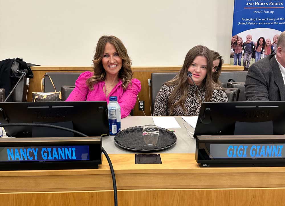 GiGi Gianni gives inspiring speech at United Nations