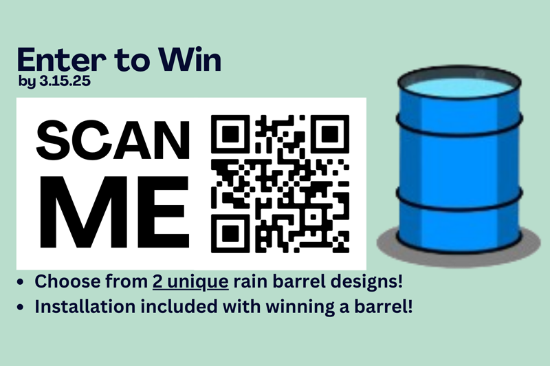 Win a Loveland High School student painted rain barrel
