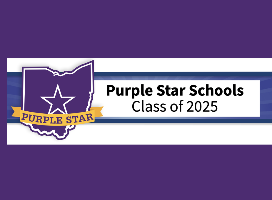 Purple Up! Day in Loveland Schools honored students with close family member serving in military
