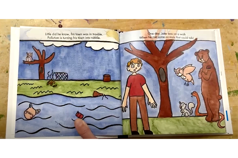 Loveland students Ava Pursley and Leah Naylor are finalists in Caring for Our Watersheds contest