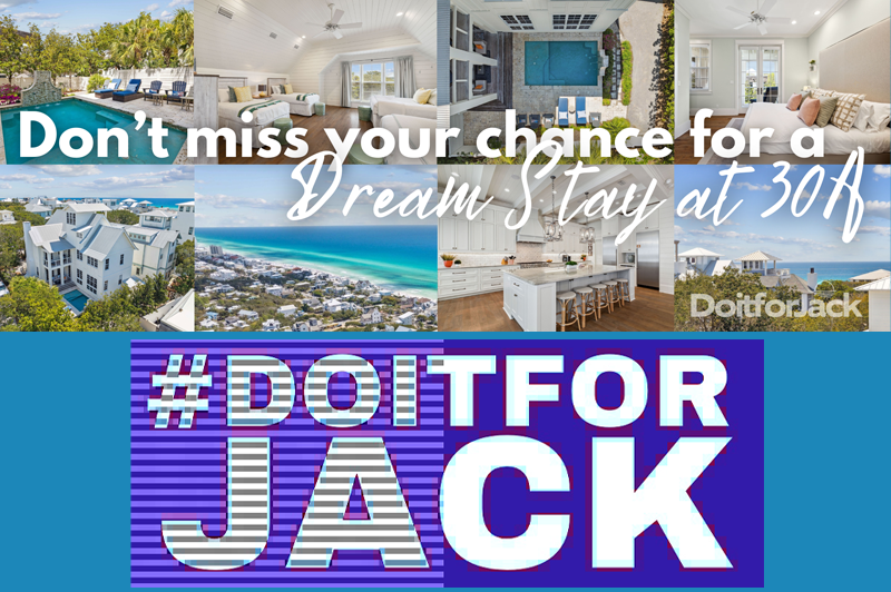 Do it For Jack raffling off a one-week stay at a stunning vacation home