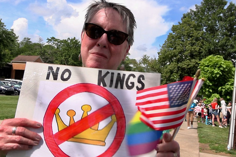 Loveland, Ohio’s “No Kings” rally w/video and interviews